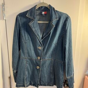 French Cuff Denim Jacket